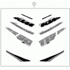 1190 ADV GREY CHASSIS Наклейки