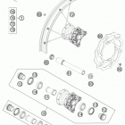85 SX CHASSIS Переднее колесо