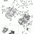 1290 SD-R BLACK ENGINE Картер двигателя