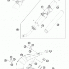 300 XCW CHASSIS Exhaus system