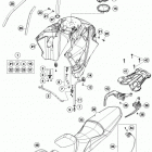 1190 ADV-R CHASSIS Бак,сидение