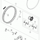 690 ENDURO-R CHASSIS Переднее колесо