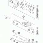 690 ENDURO-R CHASSIS Соединение рычагов