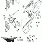 85 SX CHASSIS Воздушный фильтр