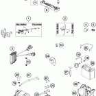 500 XCW CHASSIS Электрика