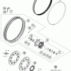 1190 ADV ORG CHASSIS Переднее колесо