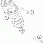 1290 SD-R ORG CHASSIS Моно амортизатор