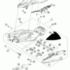 1290 SD-R ORG CHASSIS Бугель
