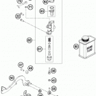 50 SX CHASSIS Тормозной цилиндр задний