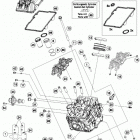 1290 SD-R BLACK ENGINE Головка цилиндра передняя