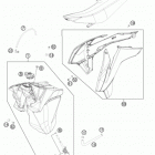 150 XC CHASSIS Бак,сидение
