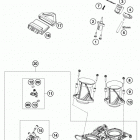 1290 SD-R BLACK ENGINE Корпус Дросселя