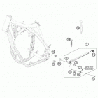 250 XCF CHASSIS Центральная стояночная подножка
