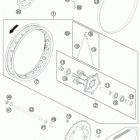 65 SX CHASSIS Заднее колесо