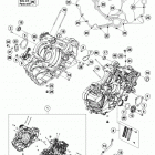 1190 ADV GREY ENGINE Картер двигателя
