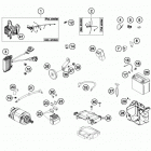 500 EXC CHASSIS Электрика