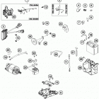 350 EXCF CHASSIS Электрика