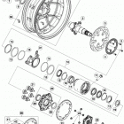 1290 SD-R ORG CHASSIS Заднее колесо