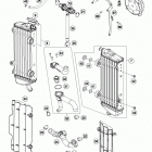 350 EXCF ENGINE Система охлаждения