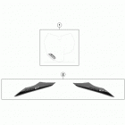 350 XCF CHASSIS Наклейки