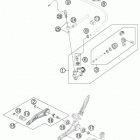 1190 RC8-R CHASSIS Тормозной цилиндр задний