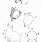 1190 RC8-R ENGINE Кожух сцепления