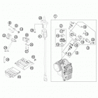 690 DUKE WHITE ENGINE Корпус Дросселя
