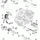 1290 SD-R BLACK ENGINE Масляная система