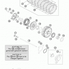 690 ENDURO-R ENGINE Сцепление