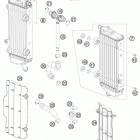450 XCF ENGINE Система охлаждения