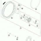 50 SX CHASSIS Переднее колесо