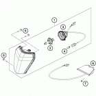 350 XCFW CHASSIS Фара