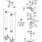 1190 ADV ORG CHASSIS Передняя вилка