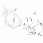 500 EXC CHASSIS Центральная стояночная подножка