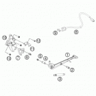 1190 RC8-R CHASSIS Центральная стояночная подножка