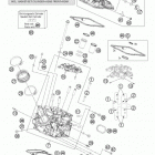 1190 RC8-R ENGINE Головка цилиндра задняя