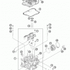 350 XCFW ENGINE Головка цилиндра