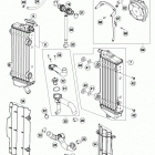 350 XCFW ENGINE Система охлаждения
