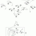 690 DUKE WHITE CHASSIS Фара