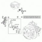 690 DUKE WHITE ENGINE Водяной насос