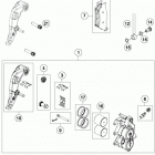 690 ENDURO-R CHASSIS Передний тормозной суппорт