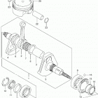 LT A500XP,Z Коленвал