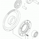 LT A500XP,Z Муфта стартера