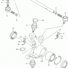 LT A500X,Z Рулевая ,поворотный кулак