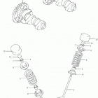 LT Z400 Распределительный вал  /  клапана