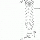 LT A750XP,Z Задний амортизатор