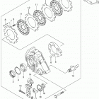 LT A500XP,Z Задний тормоз