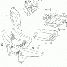 LT A500XP,Z Front grille (lt-a500xpl4 p28)