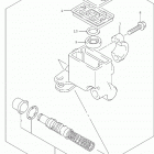 LT Z400 Главный тормозной цилиндр