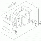 LT A500XP,Z Задний короб